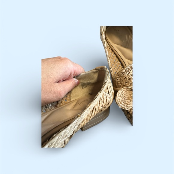 Charles David Women's Tan Woven Loafers - Picture 5 of 7